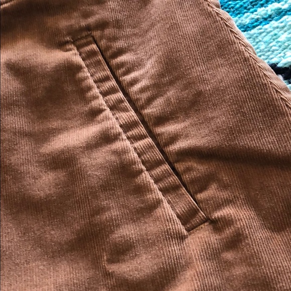 Lands’ End Canvas Brown Corduroy Mini Skirt - Picture 5 of 5